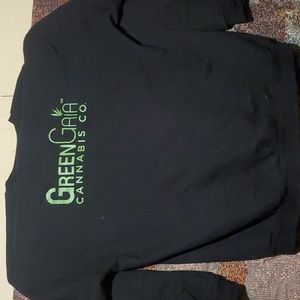 Green gaia sweat shirt 2XL black